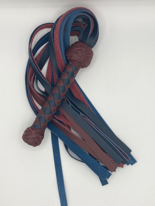 Maroon and Navy Light Flogger
