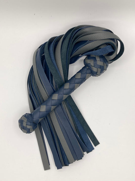 Blue and Grey Diamond Flogger