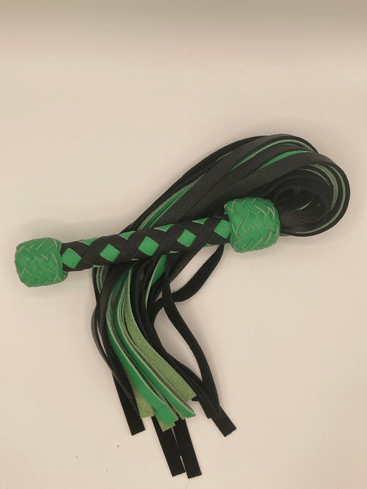 Black and Green Diamond Flogger