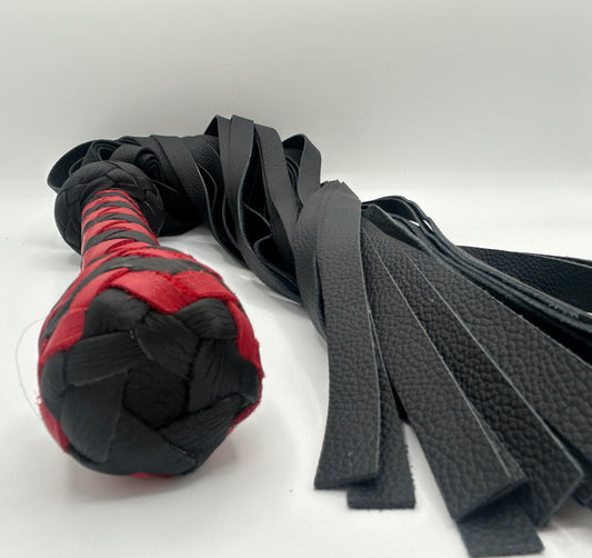 Black and Red Heavy Flogger