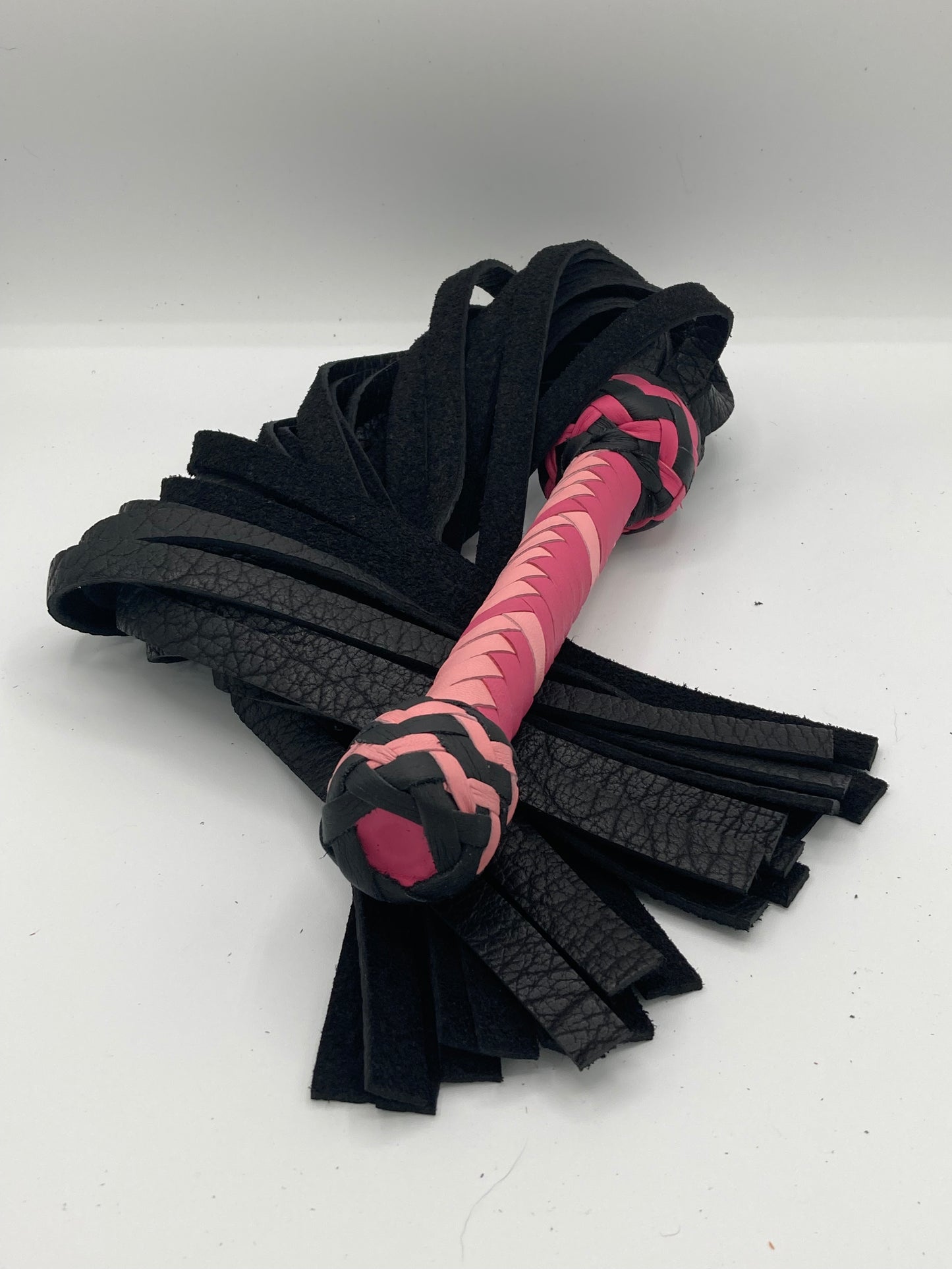 Pink and Black Bison Flogger