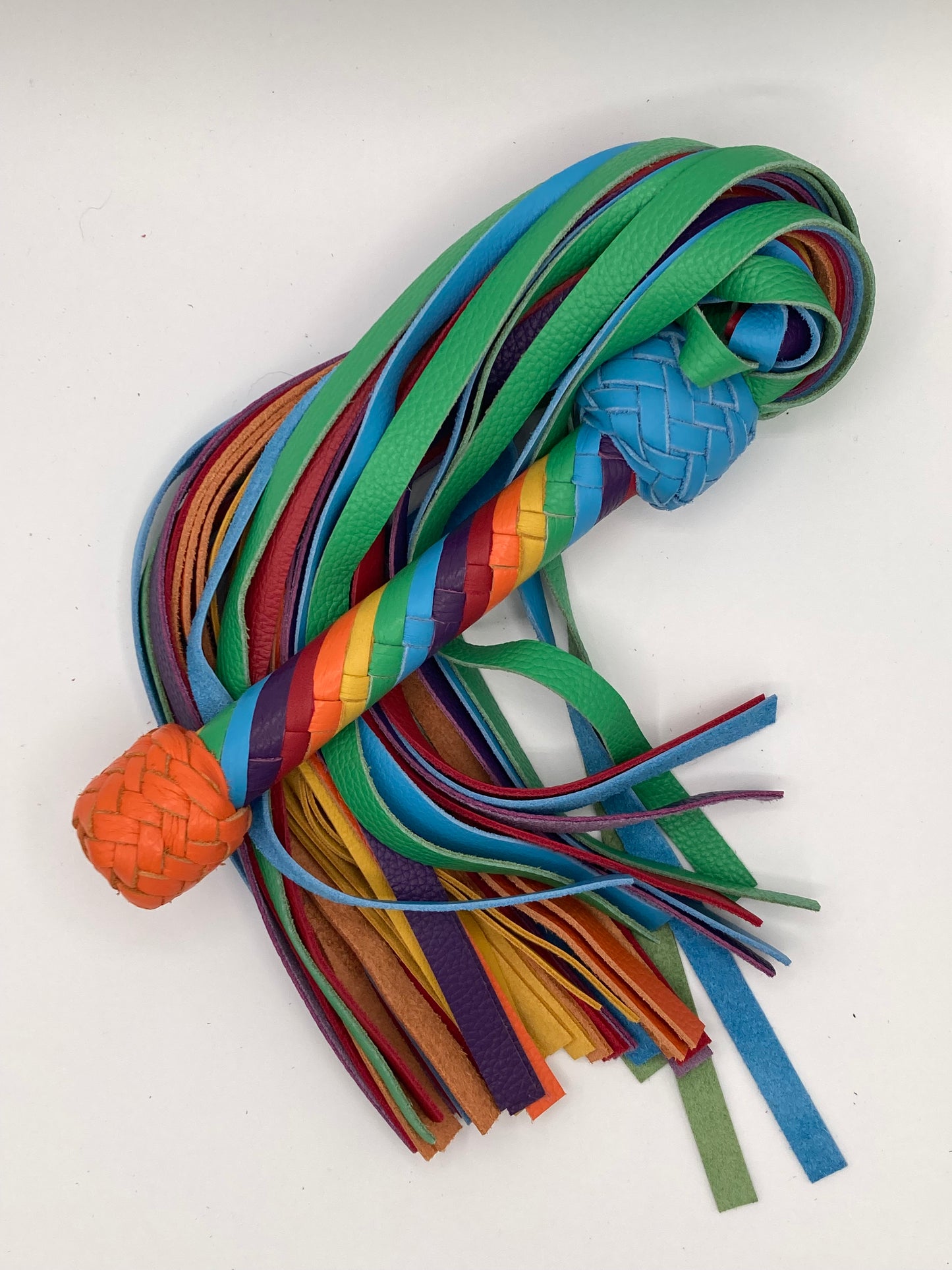 Spiral Rainbow Flogger