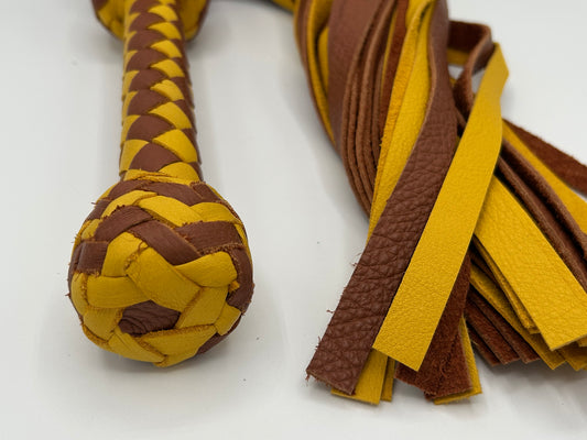 Brown and Yellow Heavy Flogger