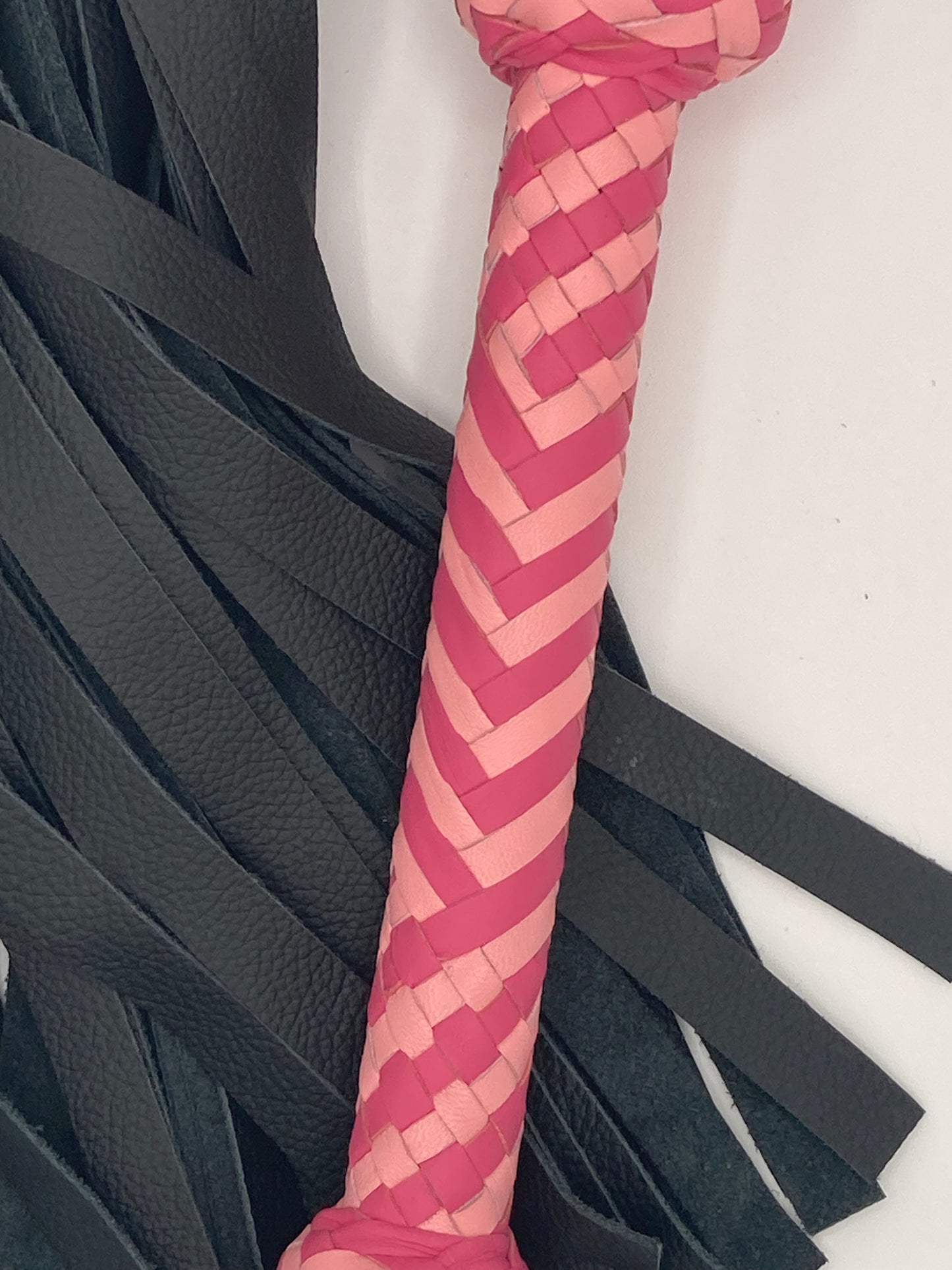 Pink and Black Heavy Flogger