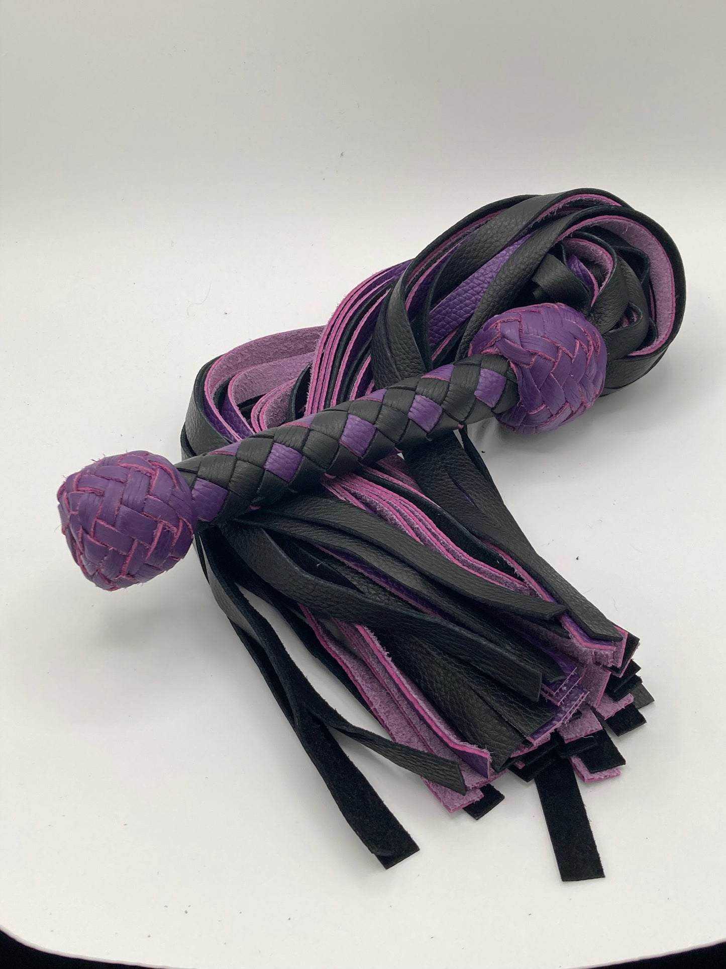 Black and Purple Diamond Flogger
