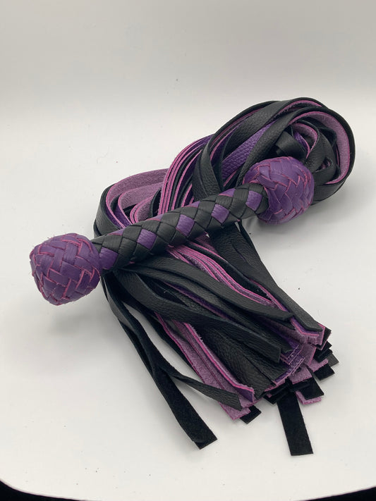 Black and Purple Diamond Flogger