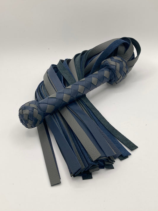 Blue and Grey Diamond Flogger
