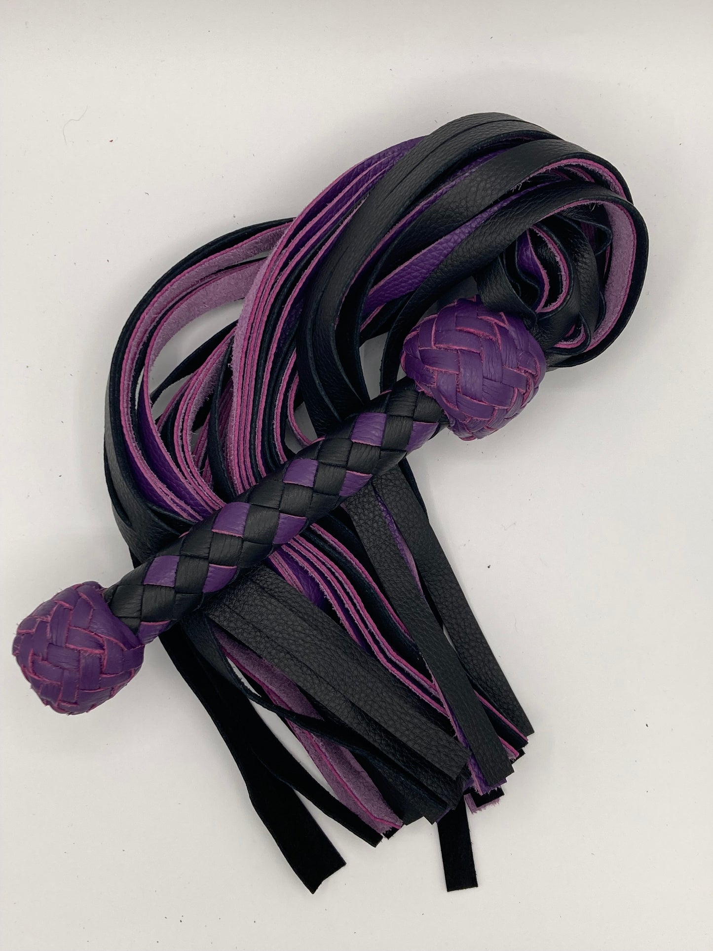 Black and Purple Diamond Flogger