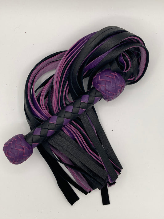 Black and Purple Diamond Flogger