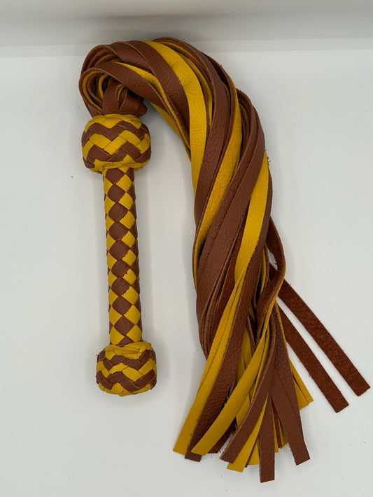 Brown and Yellow Heavy Flogger