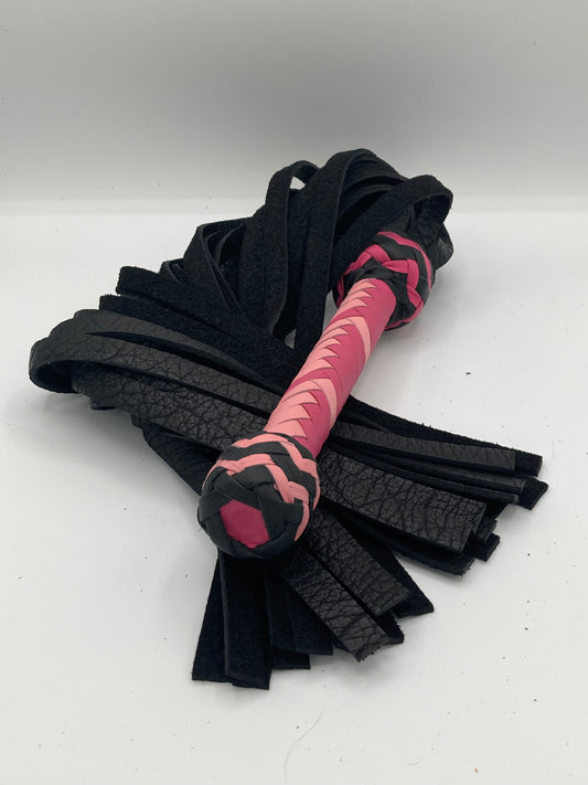 Pink and Black Bison Flogger