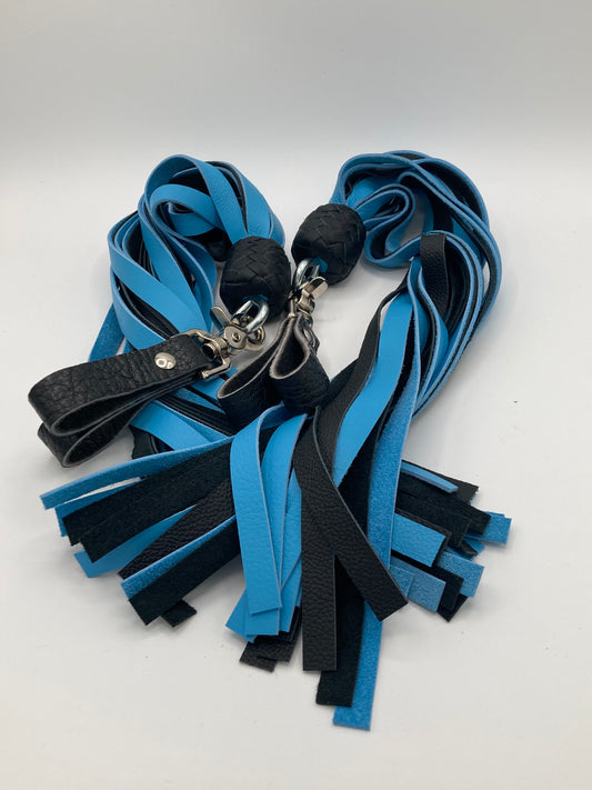 Black and Blue Finger Floggers